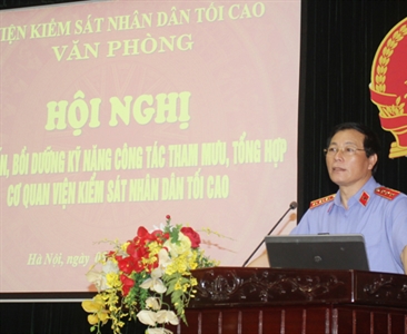 Một số kinh nghiệm trong công tác “Thụ lý án hình sự”  tại Viện KSND cấp huyện